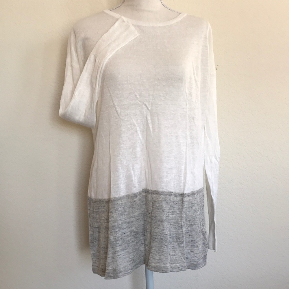 NWOT Maison Cinqcent 500/Denim Long Sleve Shirt Size L